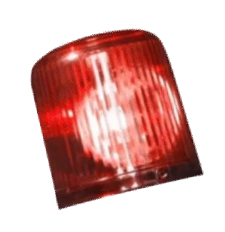 Flashing siren light