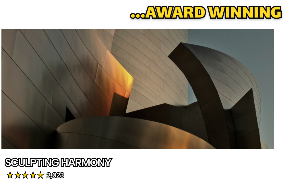 Award winning - SCULPTING HARMONY - 5 stars, 2023 ratings